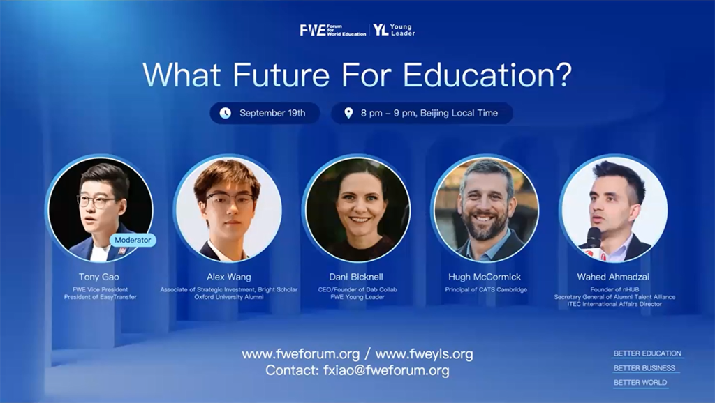 FWE YL Webinar | What Future for Education?